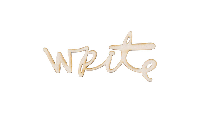 Wood Veneer - Write, 1 of 3