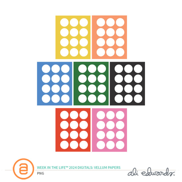 Week In The Life™ Digital 2024 Vellum Papers, 1 of 1