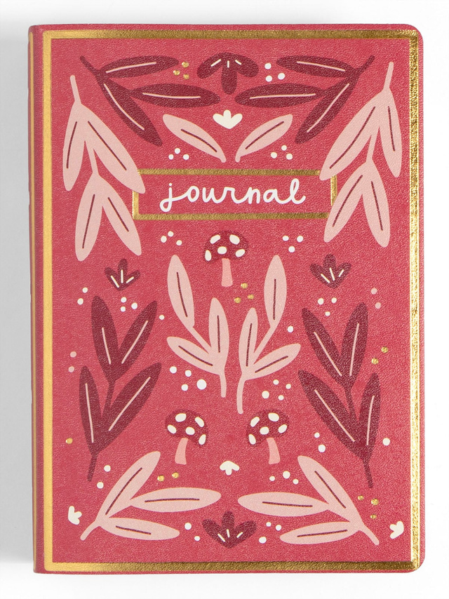 Red Mushrooms 5×7 Lined Softcover Book Journal, 5 of 6