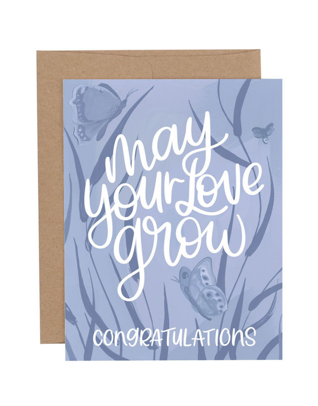 May Your Love Grow Greeting Card, 1 of 1