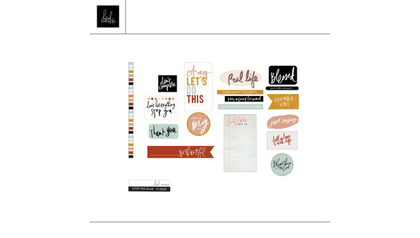 Stop The Blur November 2020 Digital Printable, 1 of 1