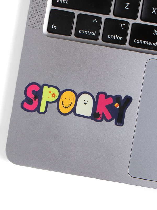 Spooky Halloween Decal Sticker, 2 of 2