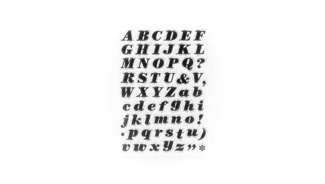 Alphas Are Awesome #25 6×8 Stamp Set, 1 of 2