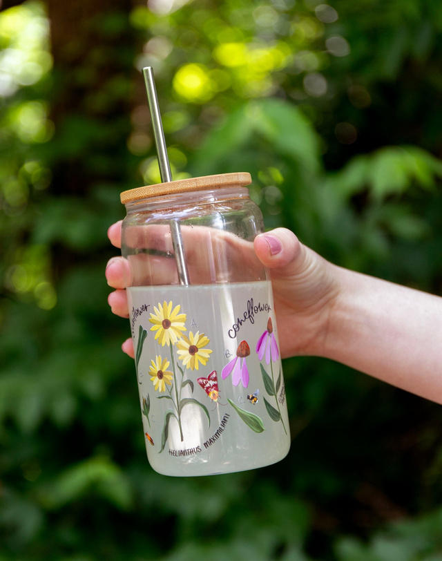 Wildflower Botanicals Glass Can, 3 of 3