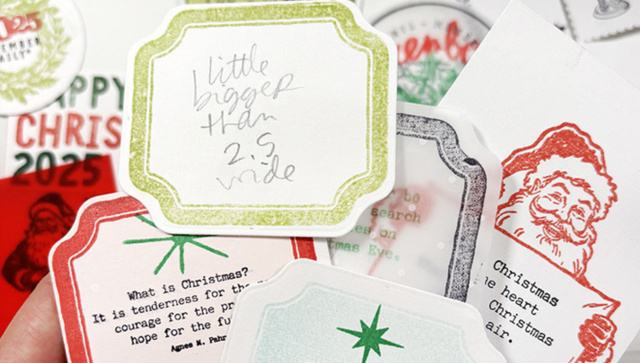 Fa La La 6×8 Stamp Set, 3 of 3