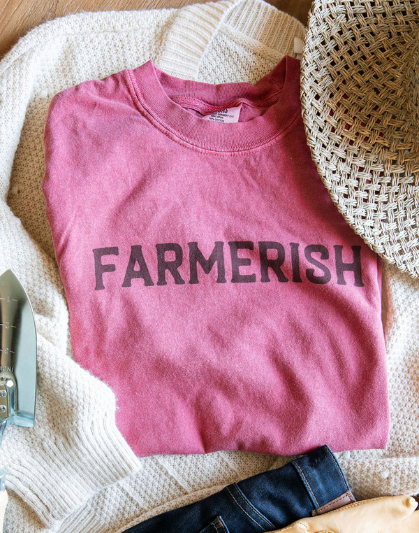 Farmerish Tee - Crimson, 2 of 7