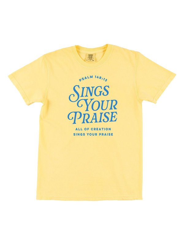 Sings Your Praise Faith Tee - Butter, 5 of 5