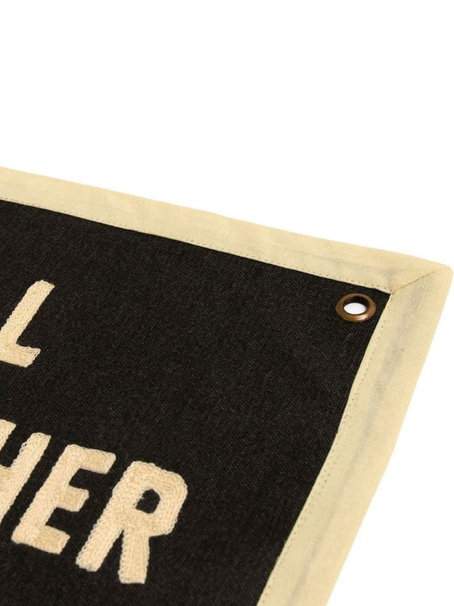 Today I'll Pull It Together Embroidered Canvas Banner, 2 of 2