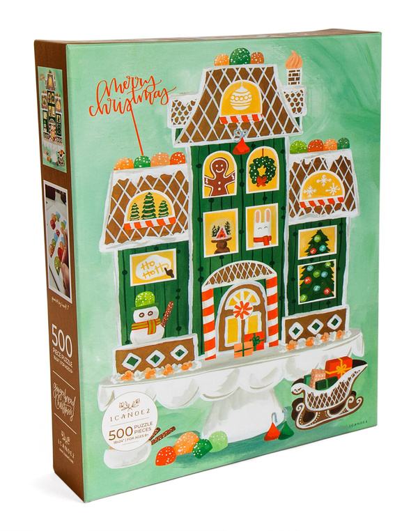 Gingerbread Christmas - 500 Piece Jigsaw Puzzle, 1 of 9