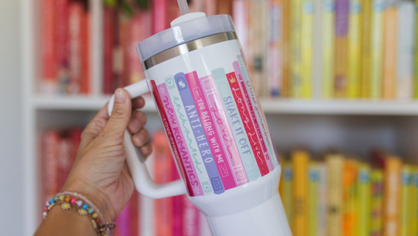 Book Tour Bookshelf 40oz Tumbler, 1 of 4