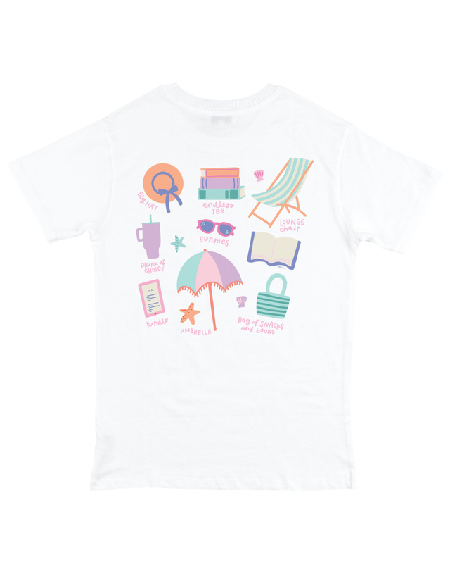 Bookish Summer Essentials - Pippi Tee - White, 2 of 3