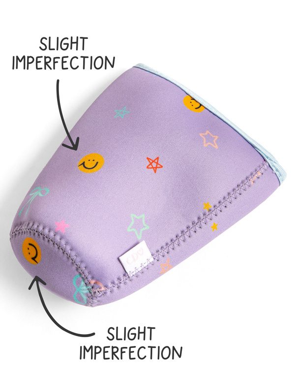 Imperfect Smiley Faces & Coquette Bows Drink Sleeve, 3 of 4