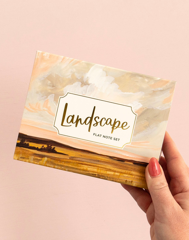 Landscape Envelope Flat Note Set, 3 of 9