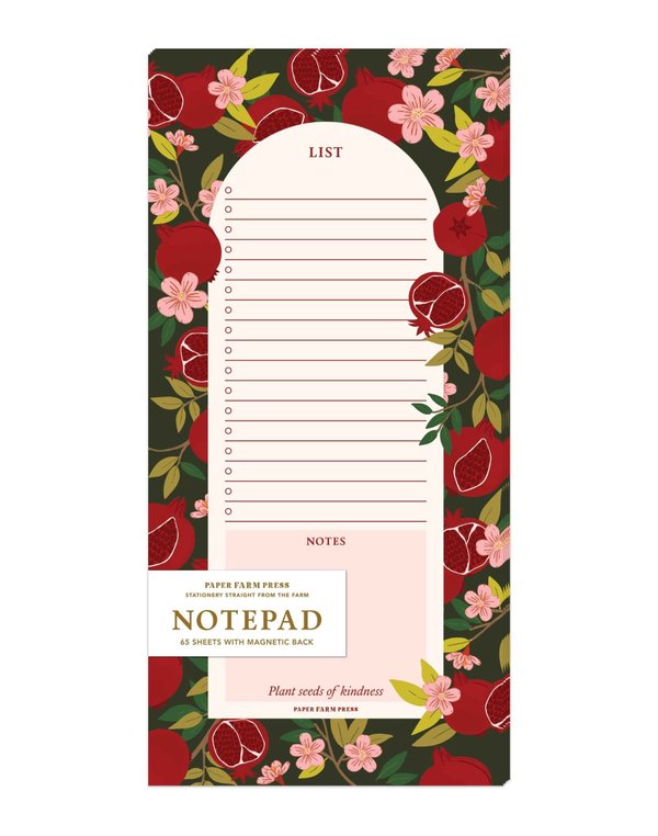 Pomegranate Notepad, 1 of 2