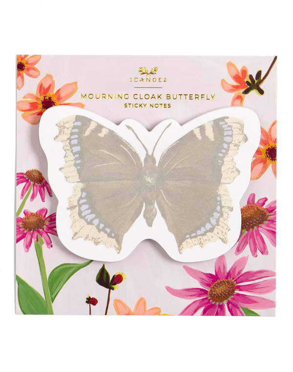 Mourning Cloak Butterfly Sticky Notes, 1 of 3