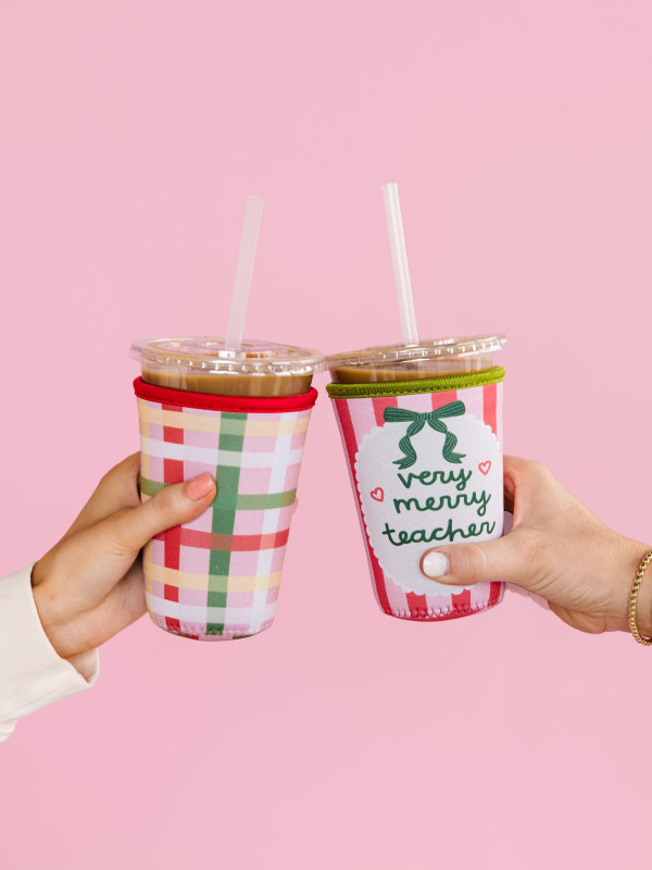 Very Merry Teacher Christmas Drink Sleeve, 3 of 4