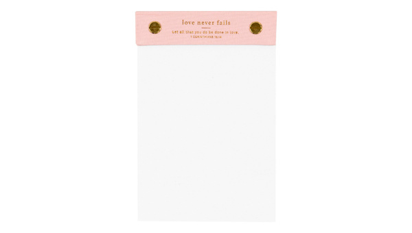 Desktop Notepad - Love Never Fails, 1 of 3