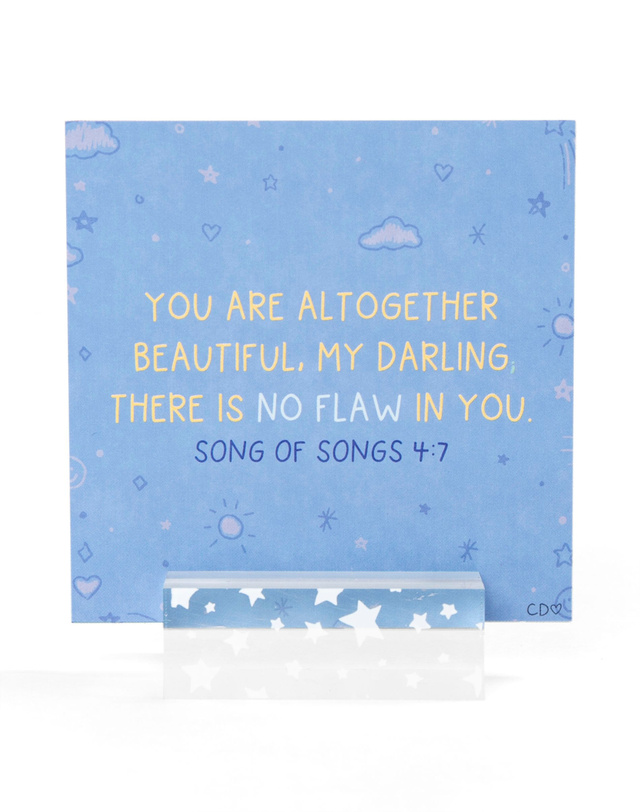 Verses For Daughters – Bible Verse Card Set with Display Stand, 5 of 6