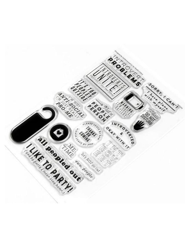 Stamp Set : 4×6 Introvert, 2 of 4