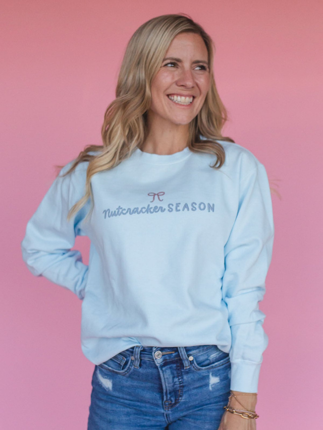 The Nutcracker Season Christmas Sweatshirt - Chambray, 2 of 6