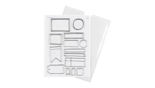 Stamp Set : 6×8 Hand-drawn Journaling Boxes, 1 of 6