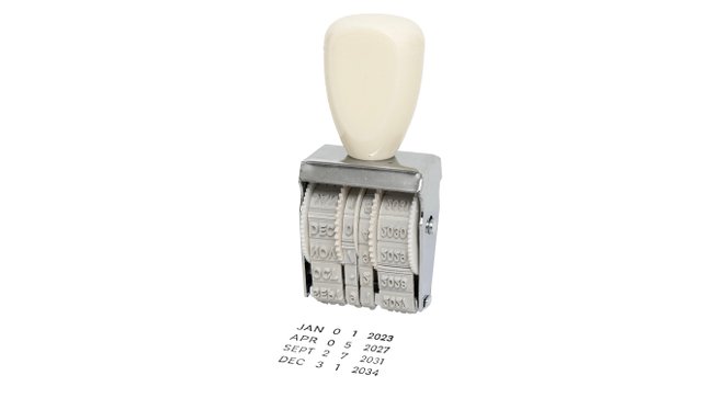 Mini Roller Date Stamp, 1 of 1