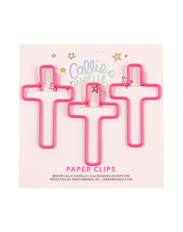 Pink Cross Paperclips, 1 of 4