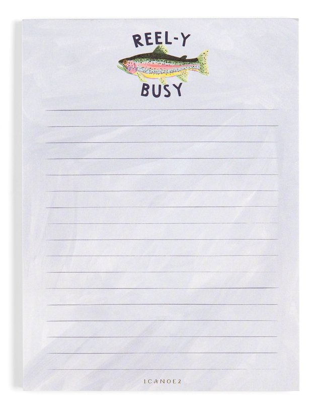 Reel-y Busy Fish 6×8 Lined Notepad, 1 of 2