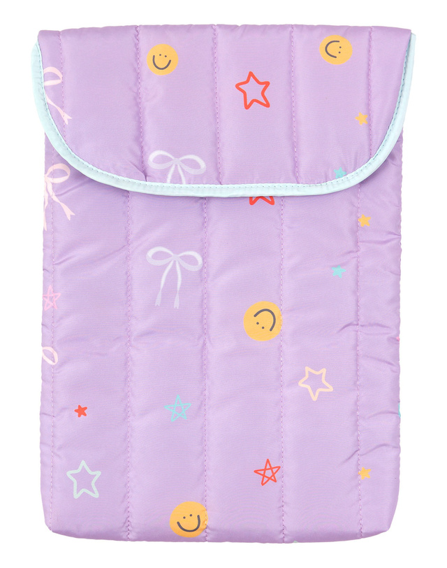 Smiley Faces & Coquette Bows Laptop Sleeve, 1 of 7