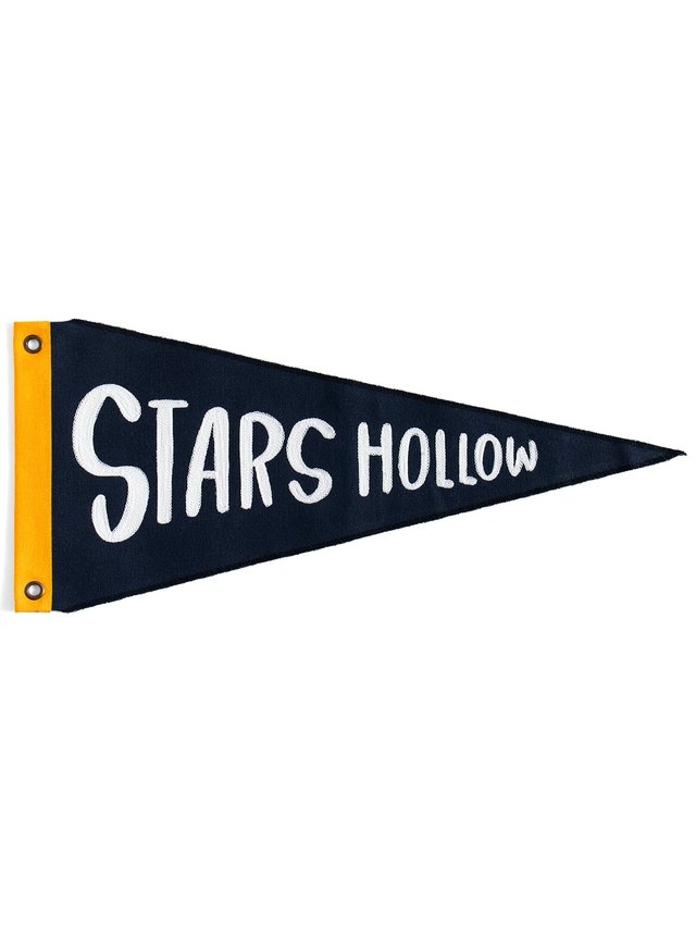 Stars Hollow Pennant Flag Canvas Wall Banner, 2 of 3