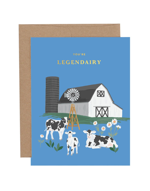 You're Legendairy Cow Greeting Card, 4 of 4