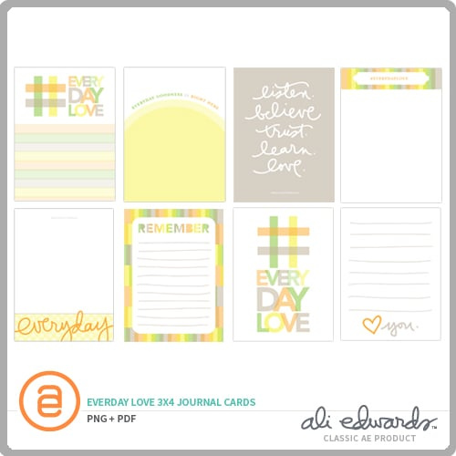 Everyday Love Journal Cards , 1 of 1