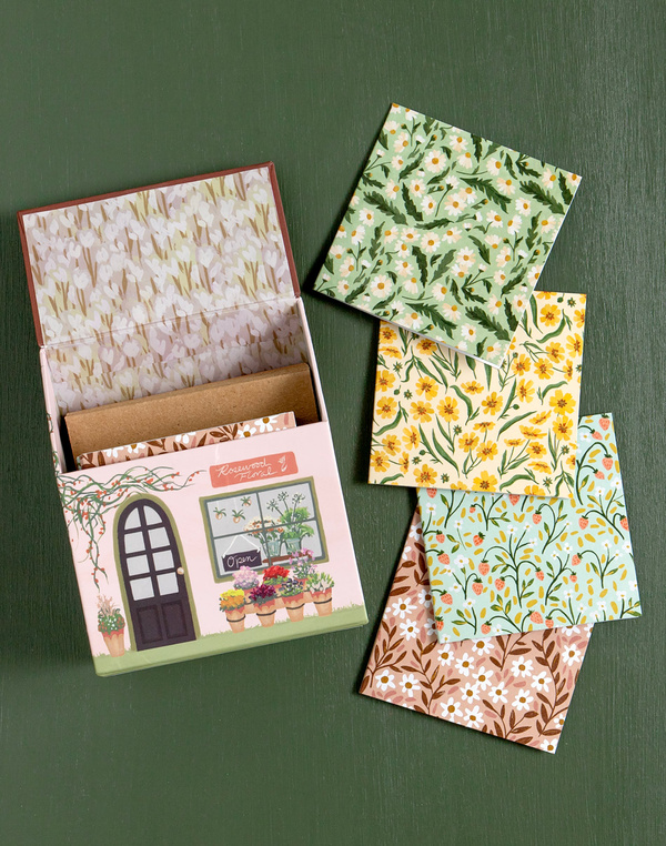 Flower Shop Mini Specialty Greeting Card Box Set, 1 of 8