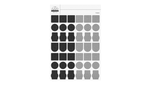 Color Collective 4×6 Reinforcer Stickers - Black, 1 of 1
